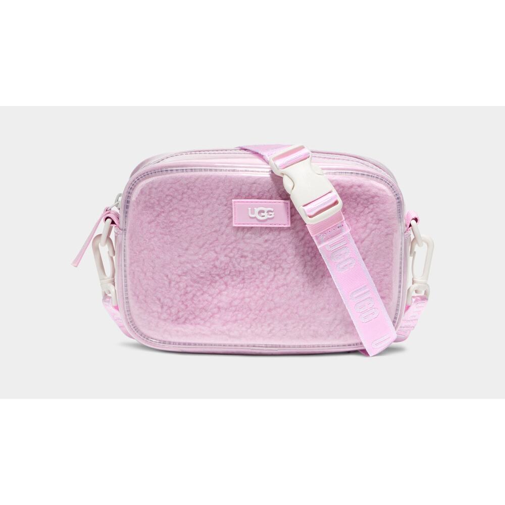 UGG - Janey II Sheepskin Clear Crossbody |Baby Pink - OS